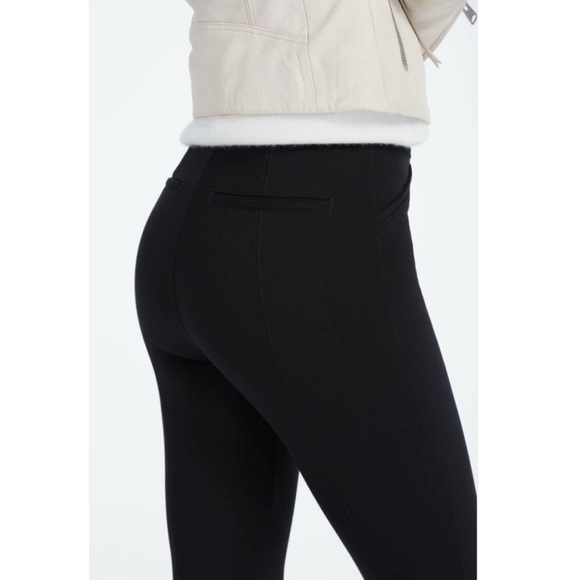 Spanx The Perfect Pant Black Ankle Back Seam Skinny Size S/P - Picture 2 of 8